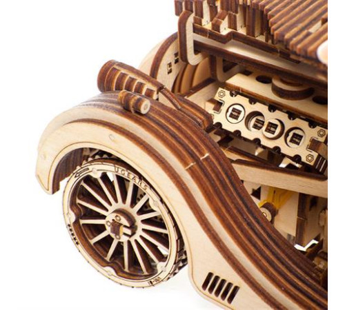 Дерев'яний механічний 3D конструктор Ugears Родстер VM-01 (70052) Дерев'яний механічний 3D конструктор Ugears Родстер VM-01 (70052)