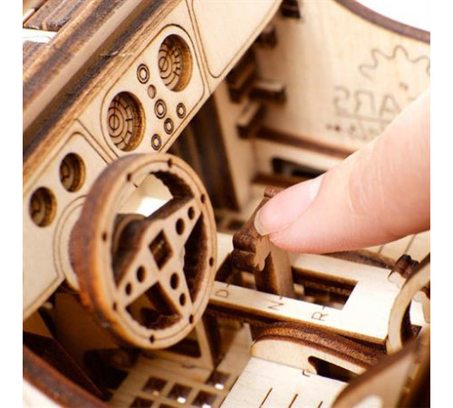 Дерев'яний механічний 3D конструктор Ugears Родстер VM-01 (70052) Дерев'яний механічний 3D конструктор Ugears Родстер VM-01 (70052)