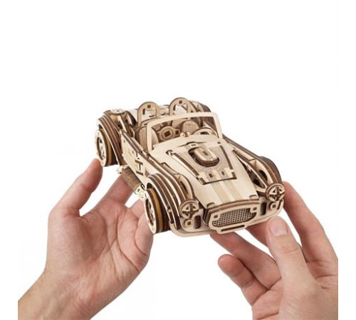 Дерев'яний механічний 3D конструктор Ugears Гоночний автомобіль ДріфтКобра (70161) Дерев'яний механічний 3D конструктор Ugears Гоночний автомобіль ДріфтКобра (70161)