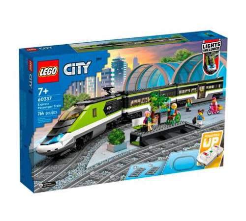 Конструктор LEGO City Trains Пасажирський поїзд-експрес 764 ел. (60337)