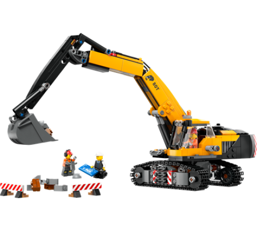 Конструктор LEGO City Жовтий будівельний екскаватор 633 ел. (60420) Конструктор LEGO City Жовтий будівельний екскаватор 633 ел. (60420)