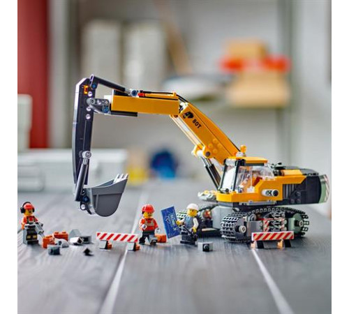 Конструктор LEGO City Жовтий будівельний екскаватор 633 ел. (60420) Конструктор LEGO City Жовтий будівельний екскаватор 633 ел. (60420)