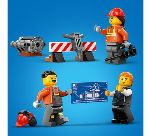 Конструктор LEGO City Жовтий будівельний екскаватор 633 ел. (60420) Конструктор LEGO City Жовтий будівельний екскаватор 633 ел. (60420)