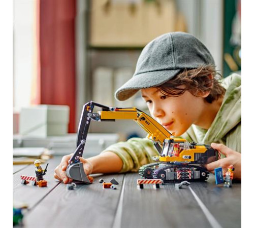 Конструктор LEGO City Жовтий будівельний екскаватор 633 ел. (60420) Конструктор LEGO City Жовтий будівельний екскаватор 633 ел. (60420)