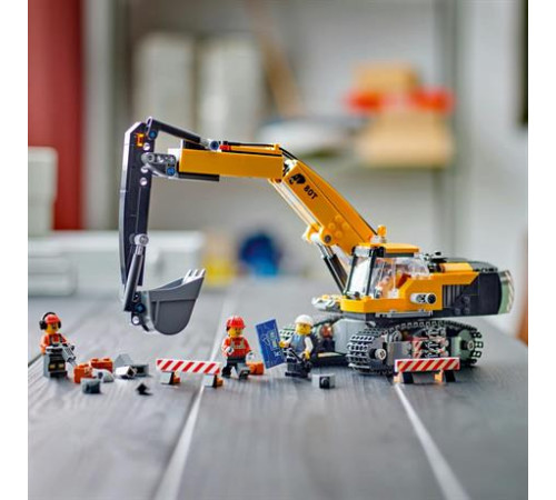 Конструктор LEGO City Жовтий будівельний екскаватор 633 ел. (60420) Конструктор LEGO City Жовтий будівельний екскаватор 633 ел. (60420)