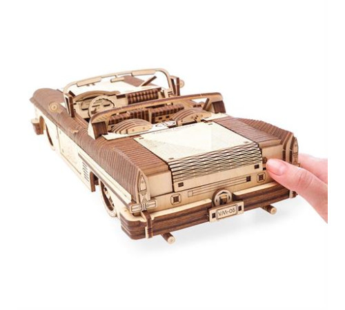 Дерев'яний механічний 3D конструктор Ugears Кабріолет мрії VM - 05 (70073) Дерев'яний механічний 3D конструктор Ugears Кабріолет мрії VM - 05 (70073)
