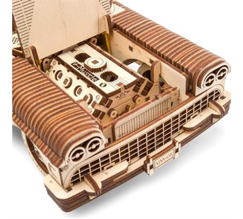 Дерев'яний механічний 3D конструктор Ugears Кабріолет мрії VM - 05 (70073) Дерев'яний механічний 3D конструктор Ugears Кабріолет мрії VM - 05 (70073)