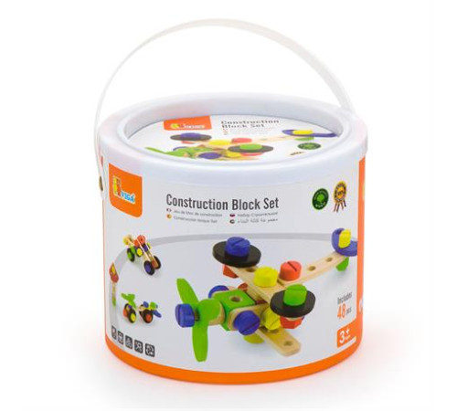 Дерев'яний конструктор Viga Toys 48 ел. (50383) Дерев'яний конструктор Viga Toys 48 ел. (50383)