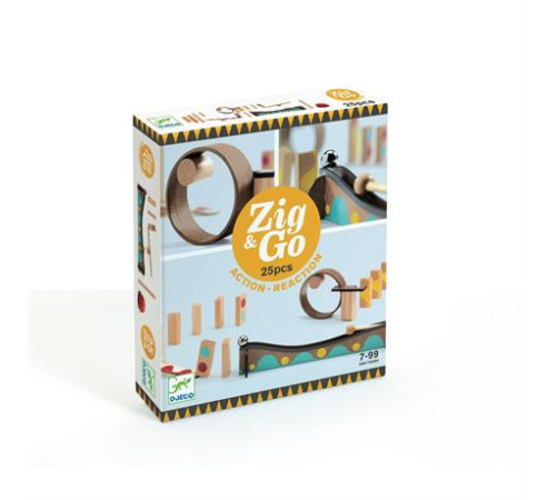 Дерев'яний конструктор DJECO Zig & Go 25 деталей (DJ05642) Дерев'яний конструктор DJECO Zig & Go 25 деталей (DJ05642)