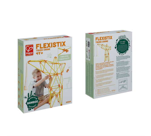 Конструктор Hape Flexistix Кран 94 ел. бамбуковий (E5562) Конструктор Hape Flexistix Кран 94 ел. бамбуковий (E5562)