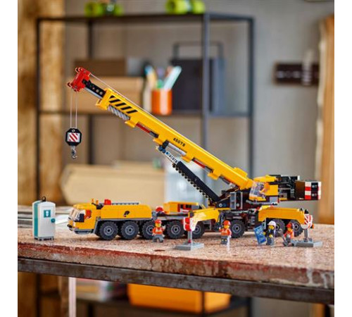 Конструктор LEGO City Жовтий пересувний будівельний кран 1116 ел. (60409) Конструктор LEGO City Жовтий пересувний будівельний кран 1116 ел. (60409)