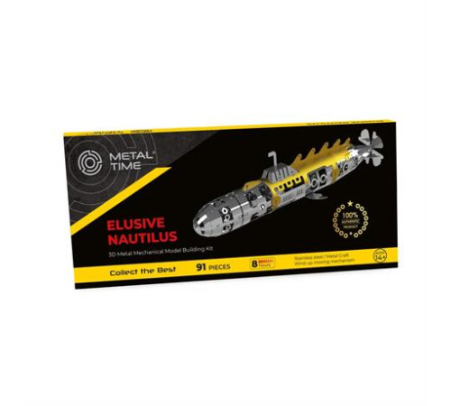 Колекційна модель-конструктор Metal Time Elusive Nautilus Підводний човен механічний (MT045) Колекційна модель-конструктор Metal Time Elusive Nautilus Підводний човен механічний (MT045)