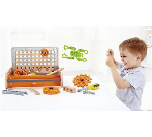 Конструктор Hape Junior Inventor Інструменти для експериментів 32 ел. (E3029) Конструктор Hape Junior Inventor Інструменти для експериментів 32 ел. (E3029)