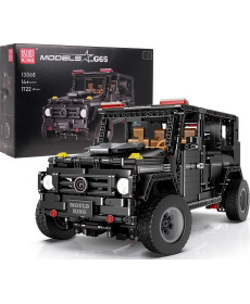 Дитячий конструктор Terrain Car 1722 ел. Чорний