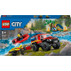 Конструктор LEGO City Пожежний позашляховик із рятувальним човном 301 ел. (60412)