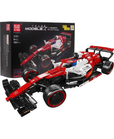 Дитячий конструктор машинка F1 на дистанційному керуванні Червона 1185 ел.