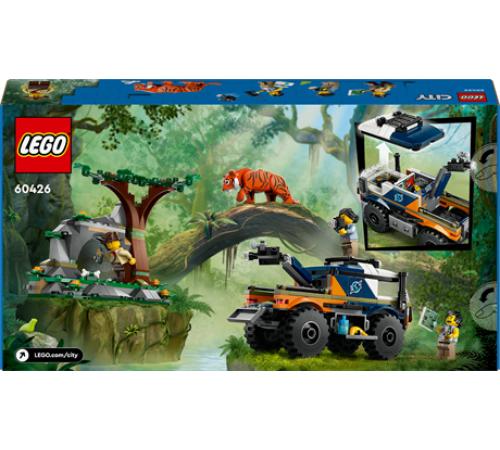 Конструктор LEGO City Позашляховик для дослідження джунглів 314 ел. (60426) Конструктор LEGO City Позашляховик для дослідження джунглів 314 ел. (60426)