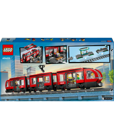 Конструктор LEGO City Трамвай і вокзал у центрі міста 811 ел. (60423)