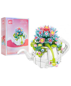 Дитячий конструктор Ramiz 88065A Квіти у чайнику 255 ел, різнокольоровий