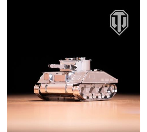 Колекційна модель-конструктор Metal Time World of Tanks танк M4 Sherman (MT070) Колекційна модель-конструктор Metal Time World of Tanks танк M4 Sherman (MT070)