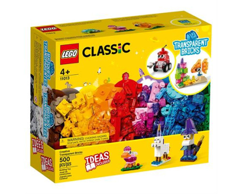 Конструктор LEGO Classic Прозорі кубики для творчості 500 ел. (11013)