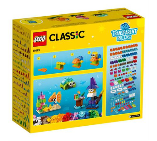 Конструктор LEGO Classic Прозорі кубики для творчості 500 ел. (11013)