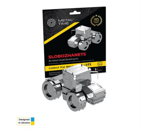Колекційна модель-конструктор Metal Time Tractor Slobozhanets Трактор ХТЗ (MT074) Колекційна модель-конструктор Metal Time Tractor Slobozhanets Трактор ХТЗ (MT074)