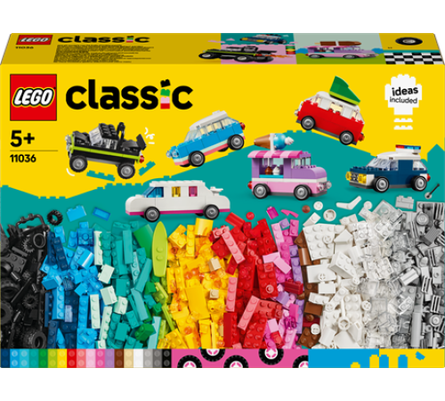 Конструктор LEGO Classic Творчі транспортні засоби 900 ел. (11036)