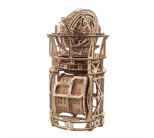 Дерев'яний механічний 3D конструктор Ugears Астрономічний годинник із турбийоном (70162) Дерев'яний механічний 3D конструктор Ugears Астрономічний годинник із турбийоном (70162)