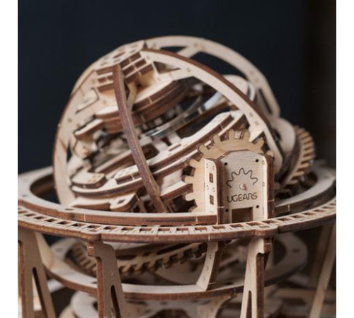 Дерев'яний механічний 3D конструктор Ugears Астрономічний годинник із турбийоном (70162) Дерев'яний механічний 3D конструктор Ugears Астрономічний годинник із турбийоном (70162)