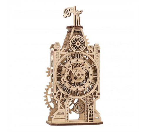 Дерев'яний механічний 3D конструктор Ugears Стара годинникова вежа (70169) Дерев'яний механічний 3D конструктор Ugears Стара годинникова вежа (70169)