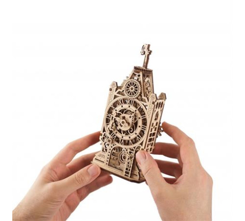 Дерев'яний механічний 3D конструктор Ugears Стара годинникова вежа (70169) Дерев'яний механічний 3D конструктор Ugears Стара годинникова вежа (70169)