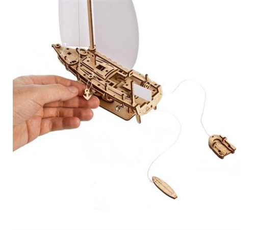 Дерев'яний механічний 3D конструктор Ugears Яхта Океанська Красуня (70193) Дерев'яний механічний 3D конструктор Ugears Яхта Океанська Красуня (70193)
