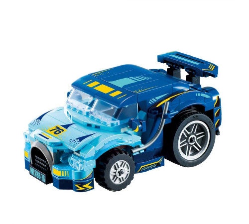 Дитячий конструктор Alpha Гоночне авто міні на дистанційному керуванні 269 ел, синьо-чорний