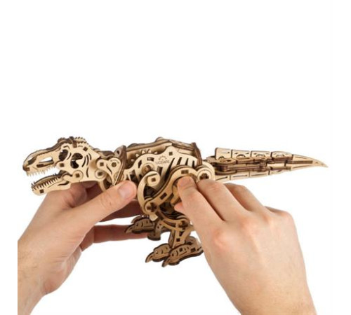 Дерев'яний механічний 3D конструктор Ugears Тиранозавр (70203) Дерев'яний механічний 3D конструктор Ugears Тиранозавр (70203)