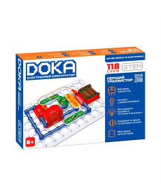 Електронний конструктор Doka Перший транзистор 118 схем (D70701)