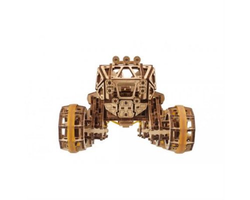 Дерев'яний механічний 3D конструктор Ugears Пілотований марсохід (70206)