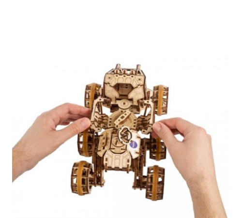 Дерев'яний механічний 3D конструктор Ugears Пілотований марсохід (70206) Дерев'яний механічний 3D конструктор Ugears Пілотований марсохід (70206)