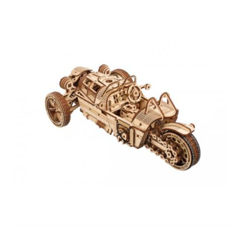 Дерев'яний механічний 3D конструктор Ugears Трицикл UGR-S (70216) Дерев'яний механічний 3D конструктор Ugears Трицикл UGR-S (70216)