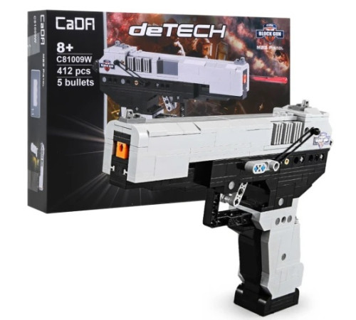 Конструктор CaDA 412 ел Пістолет MK23 для дітей 8+ Конструктор CaDA 412 ел Пістолет MK23 для дітей 8+