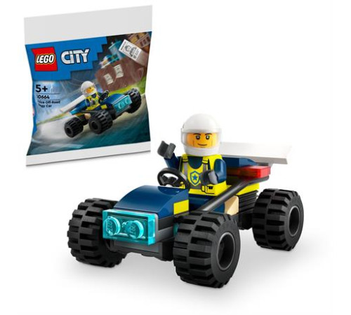 Конструктор LEGO City Поліцейський багі для бездоріжжя 35 деталей (30664)