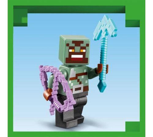 Конструктор LEGO Minecraft Засідка біля порталу в Нижній світ 352 ел. (21255)