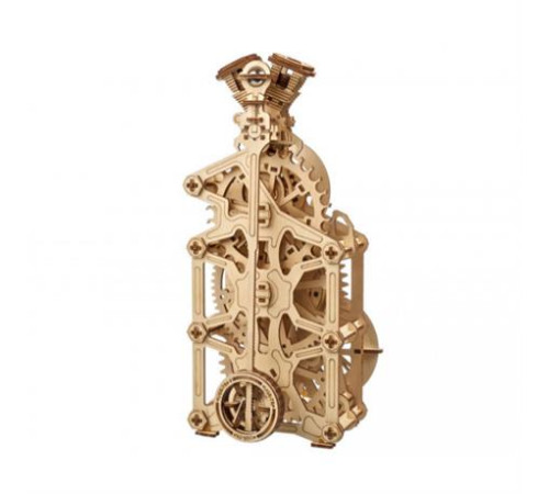 Дерев'яний механічний 3D конструктор Ugears Годинник двигун (70217) Дерев'яний механічний 3D конструктор Ugears Годинник двигун (70217)