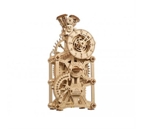 Дерев'яний механічний 3D конструктор Ugears Годинник двигун (70217) Дерев'яний механічний 3D конструктор Ugears Годинник двигун (70217)