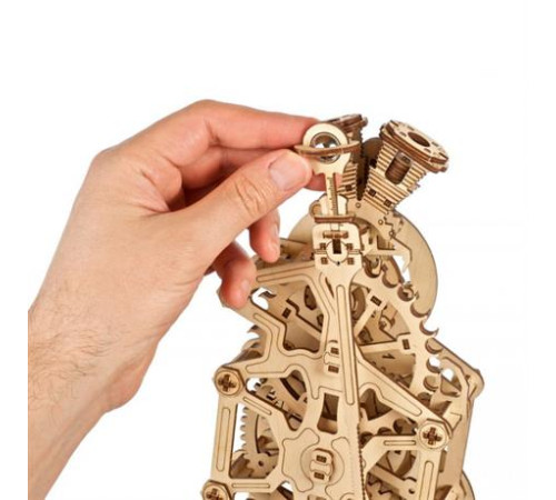 Дерев'яний механічний 3D конструктор Ugears Годинник двигун (70217) Дерев'яний механічний 3D конструктор Ugears Годинник двигун (70217)
