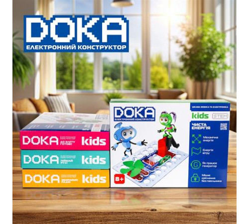 Електронний конструктор Doka Чиста енергія (D70704) Електронний конструктор Doka Чиста енергія (D70704)