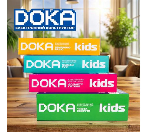 Електронний конструктор Doka Чиста енергія (D70704) Електронний конструктор Doka Чиста енергія (D70704)