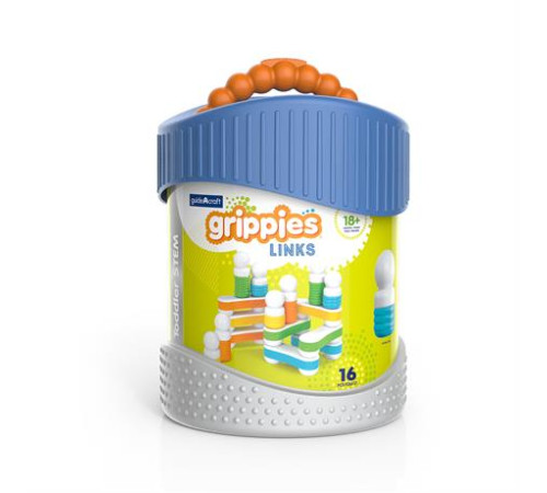 Магнітний конструктор Guidecraft Grippies Links, 16 ел. (G8317) Магнітний конструктор Guidecraft Grippies Links, 16 ел. (G8317)