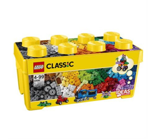 Конструктор LEGO Classic Коробка кубиків для творчості середнього розміру 484 деталі (10696) Конструктор LEGO Classic Коробка кубиків для творчості середнього розміру 484 деталі (10696)