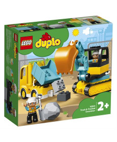 Конструктор LEGO DUPLO Вантажівка та гусеничний екскаватор 20 ел. (10931)